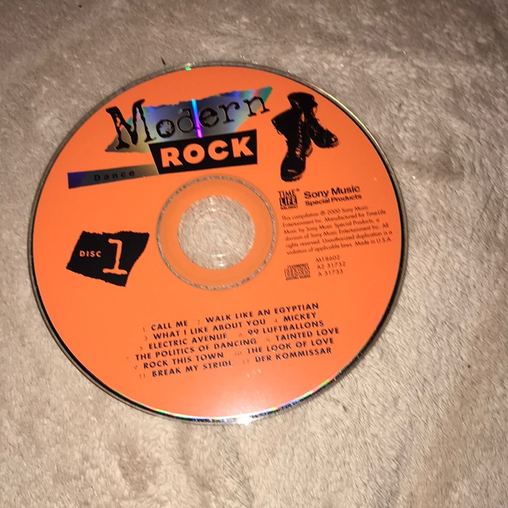 2000 Sony Music Modern Dance Rock disc 1